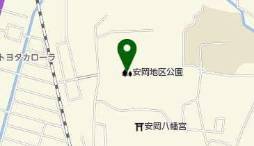 安岡地区公園の地図画像