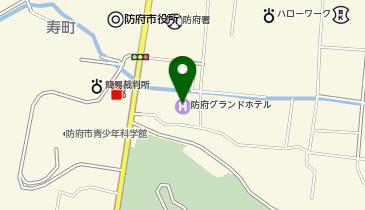 防府グランドホテルの地図画像