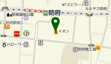 イオン防府店の地図画像
