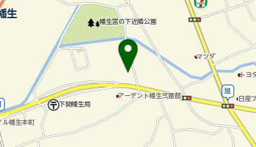 BMW下関の地図画像