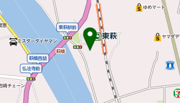 駅レンタカー東萩営業所の地図画像