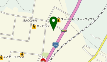 チョコザップミスターマックス宇部の地図画像
