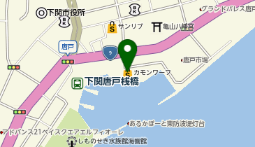 みなとオアシス下関の地図画像