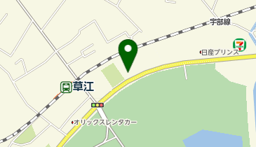 カースタレンタカー山口宇部空港店の地図画像