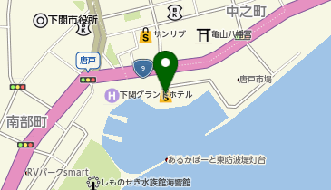 みなとオアシス下関の地図画像