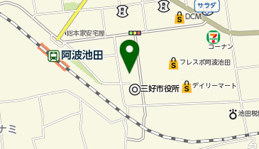 三好市役所の地図画像