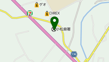 小松島警察署の地図画像