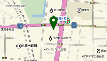 徳島中央警察署の地図画像