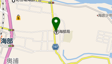 海部郵便局の地図画像