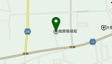 南原簡易郵便局の地図画像