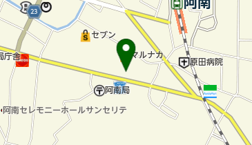 阿南税務署の地図画像