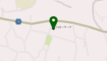 ハローワーク美馬の地図画像