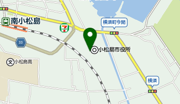 小松島市消防本部の地図画像