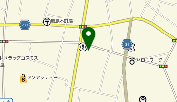 吉野川市立鴨島図書館の地図画像
