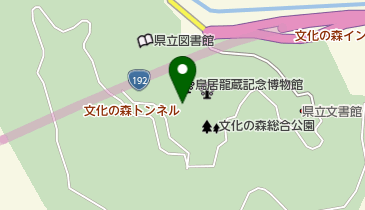 徳島県立博物館の地図画像