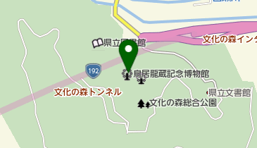 徳島県立二十一世紀館の地図画像