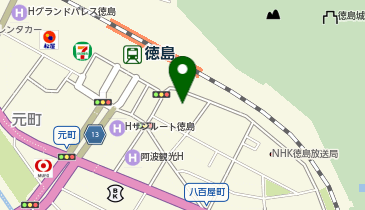 朝日新聞徳島総局の地図画像