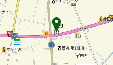 四国銀行鴨島支店の地図画像