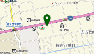 徳島大正銀行佐古支店の地図画像