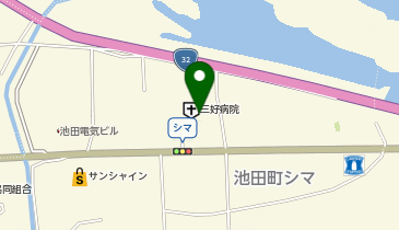 徳島県立三好病院の地図画像
