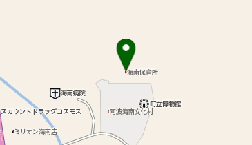 海陽町立かいようこども園の地図画像