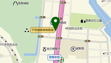 専門学校徳島穴吹カレッジ第2校舎の地図画像