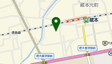 ソーレ保育園蔵本園の地図画像