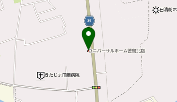 ユニバーサルホーム徳島北店の地図画像