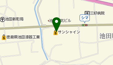 サンシャイン池田店の地図画像