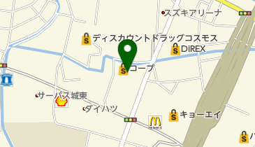 コープ住吉の地図画像