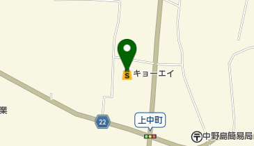 キョーエイ上中店の地図画像