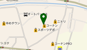 ホームセンターコーナン徳島藍住店の地図画像