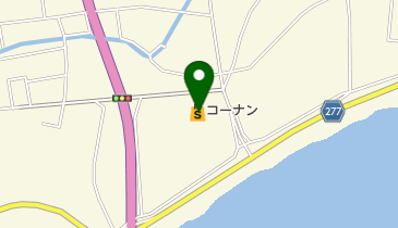 ホームセンターコーナン阿南中島店の地図画像