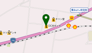 DCM三加茂店の地図画像