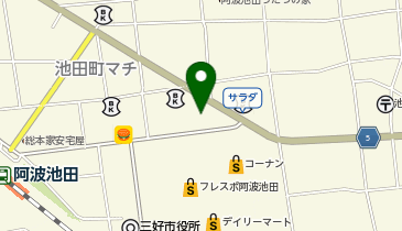 DCMまなべ店の地図画像