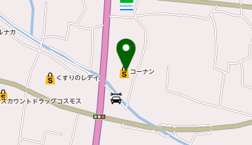 ホームセンターコーナン脇町店の地図画像
