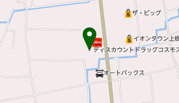 ディスカウントドラッグコスモス上板店の地図画像