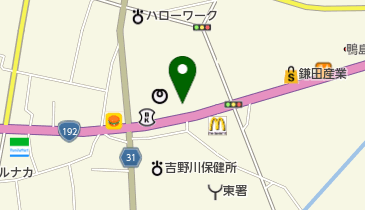 ドラッグストアチャーリー鴨島店の地図画像