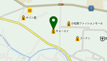 キョーエイドラッグ小松島店の地図画像