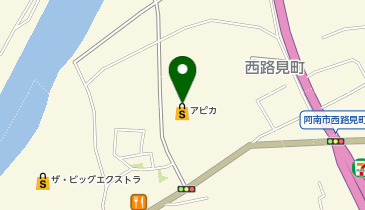 ハニーズ阿南店の地図画像