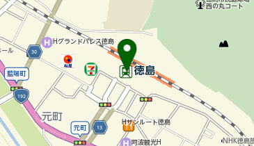 SUIT SELECT TOKUSHIMA CLEMENT PLAZAの地図画像