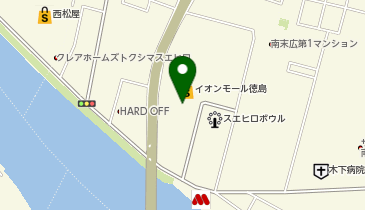 H&Mイオンモール徳島店の地図画像