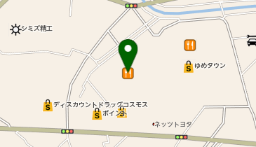 ハニーズ徳島ゆめタウン店の地図画像