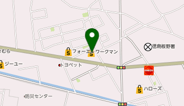 ワークマンプラス徳島北島店の地図画像