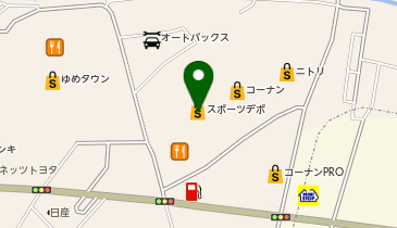 スポーツデポ徳島藍住店の地図画像