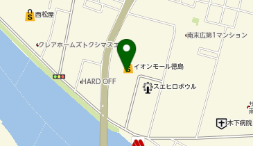 メガスポーツ徳島店の地図画像
