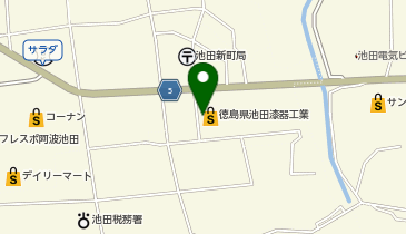 徳島県漆器工業協同組合の地図画像