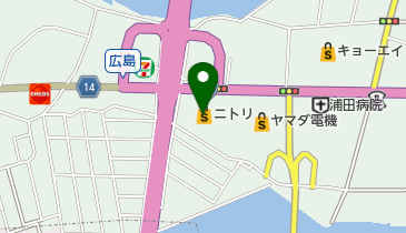 ニトリ徳島北店の地図画像