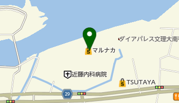 宮脇書店徳島本店の地図画像