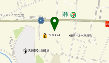 ブックオフPLUS徳島田宮店の地図画像